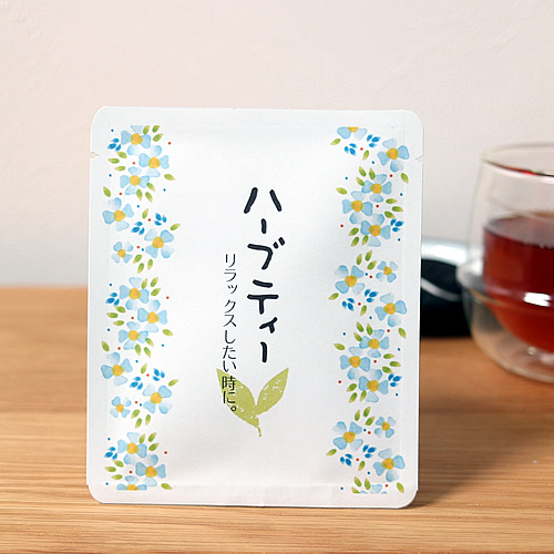 シンプルな紅茶・ハーブティのパッケージ